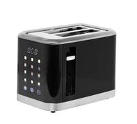 Haden Sensor 2 Slice Toaster, Digital Touch Screen, Black - 212948