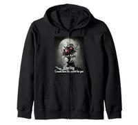 Hades and Persephone Moth and Butterfly Mythology Zip Hoodie