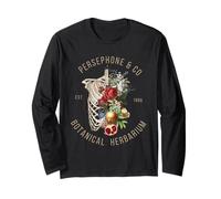 Hades and Persephone Persephone Botanical Herbarium Long Sleeve T-Shirt