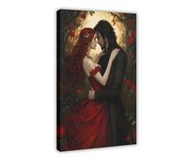 Hades' Love in The Darkness Canvas Poster Bedroom Decor Landscape Office Room Decor Gift 12x18inch(30x45cm)