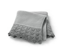 Hadetoto Cotton Baby Blanket for Newborn Soft Knit Boy Girl Blankets Baby Essentials Newborn Gift 100 x 80cm (Baby Grey)