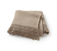 Hadetoto Cotton Baby Blanket for Newborn Soft Knit Boy Girl Blankets Baby Essentials Newborn Gift 100 x 80cm (Baby Camel)