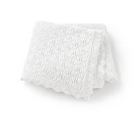 Hadetoto Cotton Baby Cellular Blanket, 100 x 80cm (White)