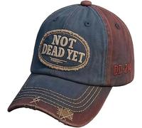 Hadghdf Veterans Casual Hat, Not Dead Yet Dd-214 Cap, Vintage Dark Humor Embroidered Baseball Cap, Black Humor Embroidered Badge, Veterans Casual Baseball Hat, for Retired Soldiers (1 PCS)