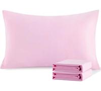 Hadi Bedding Company Pink Extra Large Pillowcases 1000 Thread Count Set of 2 Egyptian Cotton 25 x 34 Inches Fits The Fluffiest Pillows Including The Pancake Pillow Extra Tall Pillowcase Luxury