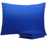 Hadi Bedding Company Royal Blue Extra Large Pillowcases 1000 Thread Count Set of 2 Egyptian Cotton 25 x 43 Inches Fits The Fluffiest Pillows Including The Pancake Pillow Extra Tall Pillowcase Luxury