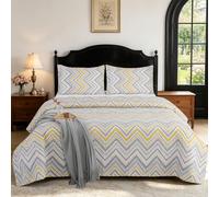 Hadi London 3Pcs Patchwork Quilted Bedspreads with 2 Shams | Reversible Floral Print | Lightweight Quilt Comfort | Fits Double and King Size Beds 220x240cm | 30 Unique Designs