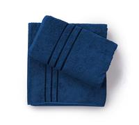Hadi London Bath Sheets Large Bath Towels 2 Pack Egyptian Cotton Super Soft Hotel Quality Highly Absorbent Jumbo Bath Sheet Towel 75 x 140 cm (NAVY BLUE)