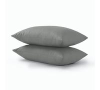 HADI LONDON Housewife Pillow Case offers luxurious comfort for a restful sleep, making it soft, breathable, and durable for pillows. (GREY)