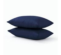 HADI LONDON Housewife Pillow Case offers luxurious comfort for a restful sleep, making it soft, breathable, and durable for pillows. (NAVY)