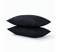 HADI LONDON Housewife Pillow Case offers luxurious comfort for a restful sleep, making it soft, breathable, and durable for pillows. (BLACK)