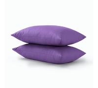 HADI LONDON Housewife Pillow Case offers luxurious comfort for a restful sleep, making it soft, breathable, and durable for pillows. (PURPLE)