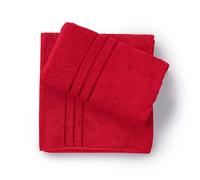 Hadi London Jumbo Bath Sheets - 2 Pack, 100% Cotton, Extra Large 90x180 cm, 450 GSM, Soft & Absorbent Towels for Bath, Spa, Beach, Pool, Luxury Cotton Towel Set - Quick Dry, Machine Washable. (Red)