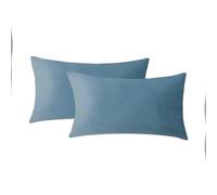 HADI LONDON Velvet Cushion Covers Set of 2 Mint Rectangle Cushions Cover for Sofa Bedroom Living Room with Invisible Zipper Fit Up to 30 x 51 cm OR 12x20 inch inner