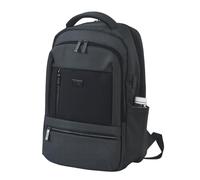 HADI LONDON Waterproof Laptop Backpack - Stylish Travel Rucksack for Men & Women - 40L Cabin Size with USB & Headphone Port - Perfect for Travel, School, Work and Hiking (Grey)