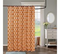 Hadi London Waterproof Shower Curtain with Hooks - 180x180cm | 16 Colors | Fabric & Plastic Variants | Durable, Quick-Dry & Mold-Resistant | Elegant Bathroom Decor (CLASSIC-BROWN)