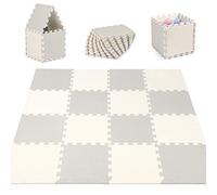 Hadibio Baby Foam Play Mats, Interlocking Floor Mat for Babies Infants Toddlers, Soft Jigsaw Puzzle Playmat Crawling Mat, Thick Indoor Outdoor Garden Fitness Nursery Yoga Mat, 16pcs