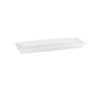 Hadley Universal 40cm Small Rectangular Saucer, White