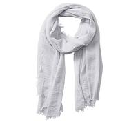Hadley Wren womens Classic Soft Solid Lightweight Oblong Scarf, Light Gray, One Size