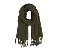 Hadley Wren Women's Hailey Scarf, Ultra-Soft Textured Winter/Fall Wrap, Olive Green, 71x22 Inches