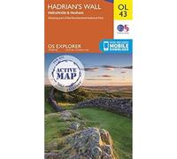 Hadrian’s Wall Map | Weatherproof | Haltwhistle & Hexham | Ordnance Survey | OS Explorer Active Map OL43 | England | Walks | Hiking | Maps | Adventure