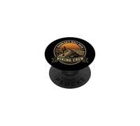 Hadrians Wall Path Hiking Crew Hiker Squad Group Gift Retro PopSockets Adhesive PopGrip
