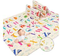 Hadwin Baby Play Mat for Floor, Foldable and Portable Reversible Crawling mat, Picnic Mat, Yoga Mat, Suitable for Children Adults, 180 * 200 cm