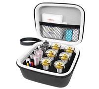 Hadwoer Portable Organizer Holder Compatible with Cricut Maker Blades & Housing, QuickSwap Tip & Explore DeepCut Blade, Storage Bag for Cricut Tool Accessories, Black Carrying Case with Lanyard