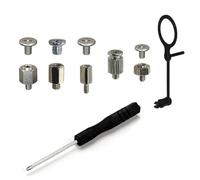 Haedot M.2 SSD Screw Set PC Motherboard for Asus Gigabyte ASRock Msi M2 Nvme SSD Drive, PC Screws M.2 Screw Kit，NVMe Screw m.2 SSD Mounting Kit for ASUS Motherboard, 12pcs