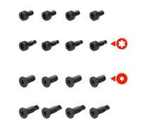Haedot Ring Doorbell Replacement with 16pcs Ring Doorbell Screws, Charger Charging Cable Cord, Double-Ended T6 T15 Compatible with 2ND Video Doorbell 2, Pro Elite (16 PCS Ring Doorbell Screws)