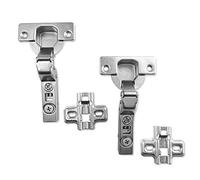 HÄFELE 110 Degree Inner Stop Pot Hinge Standard Hinges with Automatic Closing Soft Close Integrated Damping Hinges Kitchen Cabinet Wardrobe Cabinet Door Furniture Set of 2