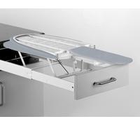 Häfele Ironfix Ironing Board behind Drawer Silver Foldable 950 mm