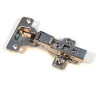Häfele Metalla SM Combination 110° Soft-Close (Centre Stop) Hinges 35 mm Silver Steel Nickel-Plated Set of 2