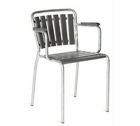 Haefeli Armchair Outdoor Embru Ash grey NCS S 7000 N - EMBRU 1020201 NCS S 7000 N