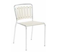 Haefeli Chair Outdoor Embru Pearl white RAL 1013 - EMBRU 1020200 RAL 1013
