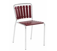 Haefeli Chair Outdoor Embru Wine red RAL 3005 - EMBRU 1020200 RAL 3005