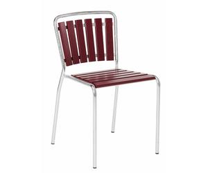 Haefeli Chair Outdoor Embru Wine red RAL 3005 - EMBRU 1020200 RAL 3005
