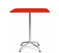 Haefeli outdoor Garden table W 65 x D 65 x H 74 cm Embru Traffic red RAL 3020 - EMBRU 1020144 RAL 3020