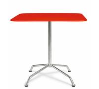 Haefeli outdoor Garden table W 80 x D 80 x H 74 cm Embru Traffic red RAL 3020 - EMBRU 1020133 RAL 3020