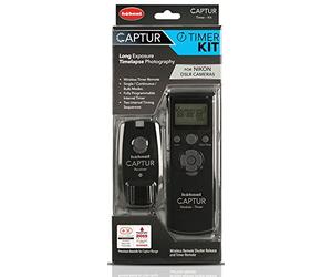 Hähnel - Captur Timer Kit Nikon - Two Timing Sequences - AA Battery Powered - Additional receivers available to fire multiple DSLR’s - Larger easy to read LCD