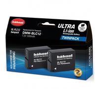 Hähnel HL-PLC12 Ultra - Panasonic DMW-BLC-12 Twin Pack
