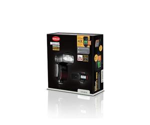 Hähnel - MODUS 600RT MK II - Wireless Kit - for Nikon - Wireless connectivity - TTL, Manual & Multi Modes - Quick-lock hot shoe - Built-in 2.4GHz wireless receiver & transmitter