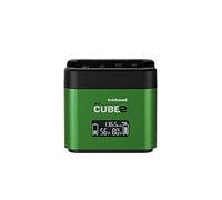 Hähnel - ProCube 2 - DSLR Duo Charger - for FujiFilm - EU/UK/USA Plug - Charger for Fuji NP-W126S, NP-W235 batteries - Built-in USB Charging Ports & AA Slots