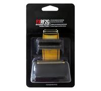 HaeKap Latest Version Shaver Replacement Foil and Cutters for Ba-Byliss PRO Double FXFS2 Metal shaver foil replacement, Matte Black