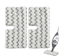 Haelyze Shark Steam Mop Pads 2 Pack Compatible with S3500 S3501 S3601 S3901 | Pocket-style microfibre pads, folded 32 x 19 cm, unfolded approx. 32 x 36 cm, for selected Shark Steam Pocket Mop heads