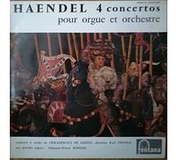 HAENDEL 4 CONCERTOS POUR ORGUE ET ORCHESTRE
