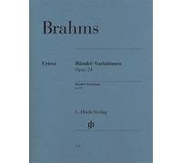 Händel-Variations Op. 24 Johannes Brahms Piano Book [Softcover] G