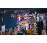 Haeran River Beautiful Hong Kong Painting by Numbers DIY Unique Canvas Oil Painting Kit Digital Painting