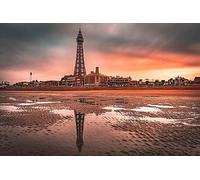 Haeran River Blackpool Scenery DIY 5D Diamond Painting by Number unique Kits Home Wall Decor Crystal Rhinestone Wall Decor