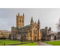 Haeran River Buckfast Abbey England Painting by Numbers DIY Unique Canvas Oil Painting Kit Digital Painting